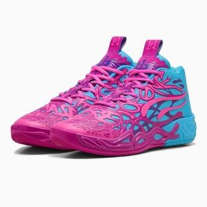 The product in the image is the PUMA x LaMelo Ball MB.04 kids